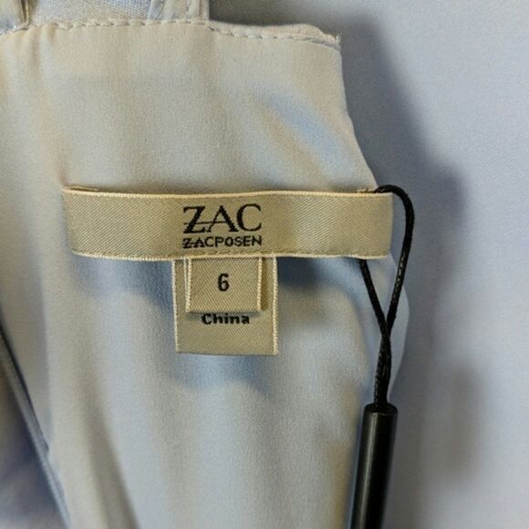 Zac Posen Ruffled One-Shoulder Gown - Picture 4 of 6